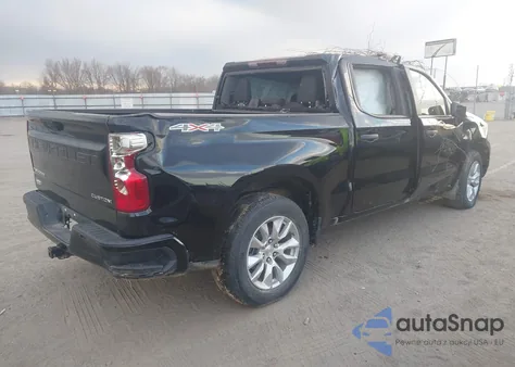 2025 Chevrolet Silverado 1500 4Wd Short Bed Custom z USA, uszkodzony, nr VIN 1GCPKBEK6SZ174006